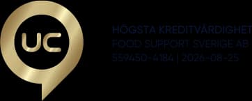 UC Högsta kreditvärdighet – Food Support Sverige AB